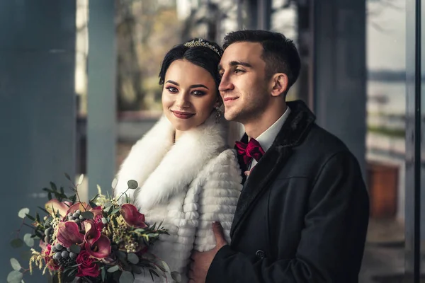 Casal Bonito Livre — Fotografia de Stock