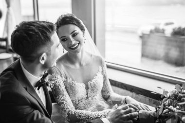 Güzel düğün cuople Restaurant rahatlatıcı