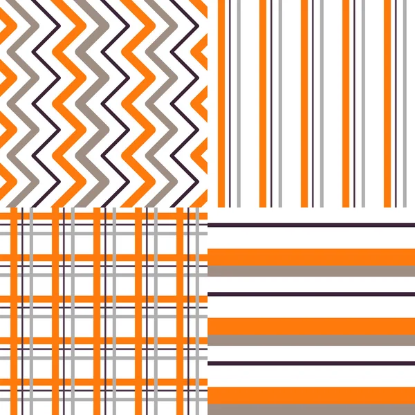 Geometrik soyut seamless modeli kümesi. Kağıt ambalaj toplama. Scrapbook kağıt. Vektör çizim. Arka plan