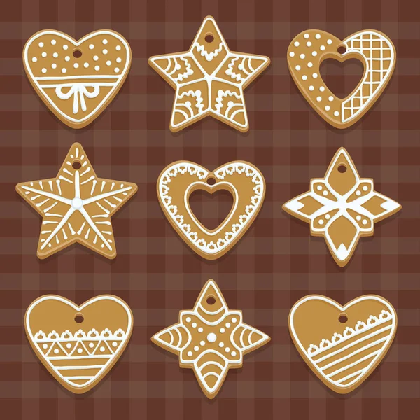Bir tabloda lezzetli gingerbreads