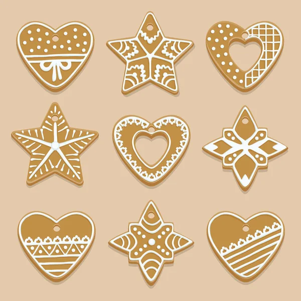 Bir tabloda lezzetli gingerbreads
