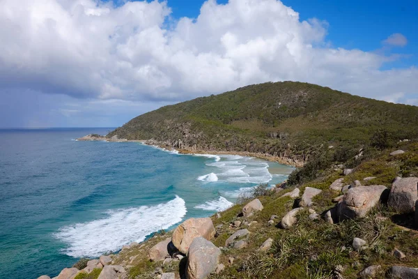 Bild Som Föreställer Den Vackra Australiska Kusten Detta Skott Togs — Stockfoto