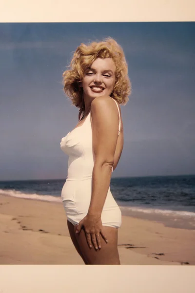 Marilyn Monroe, sfotografowane przez Sam Shaw — Zdjęcie stockowe