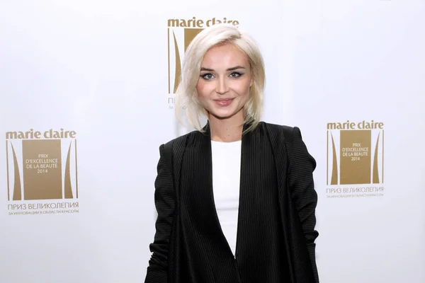 Şarkıcı Polina Gagarina — Stok fotoğraf