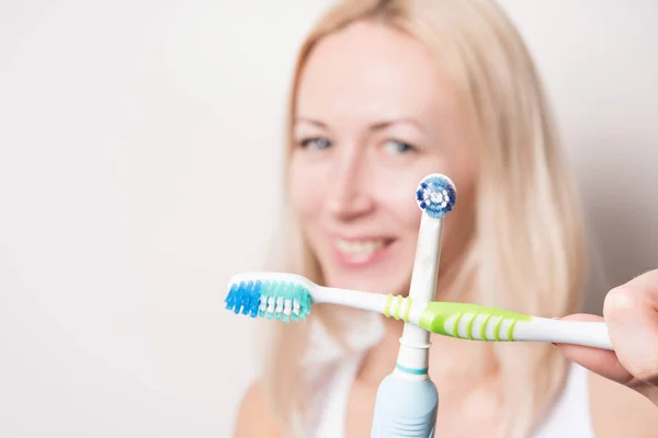 Personal dental hygiene of your mouth — Stock Photo, Image