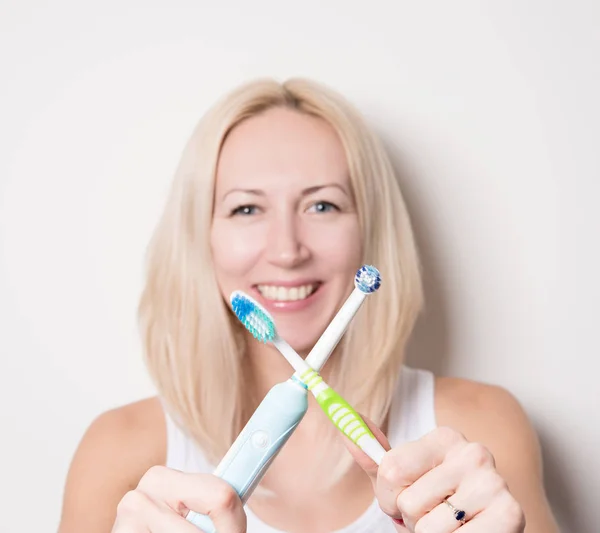 Personal dental hygiene of your mouth — Stock Photo, Image