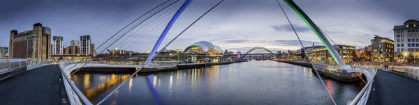 Ponte do Milénio Gateshead — Fotografia de Stock