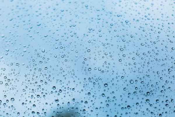 Gotas en la ventana, vidrio mojado — Foto de Stock