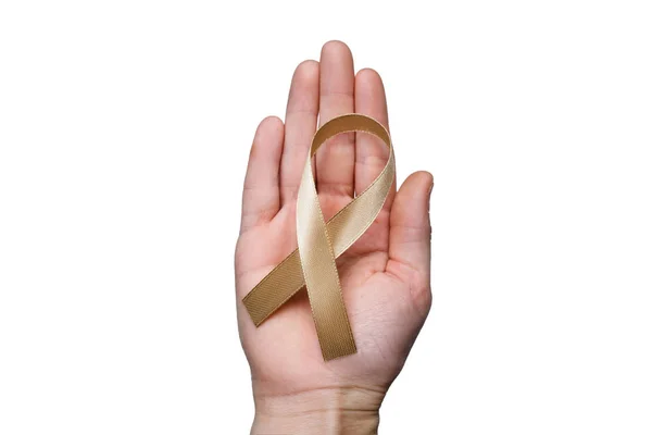 El, sembol çocukluk kanser, şeftali rahim ca altın şerit