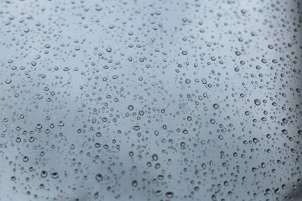 Gotas en la ventana, vidrio mojado — Foto de Stock