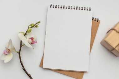 Güzel çiçek Tebrikler kavramı ile dizüstü bilgisayar