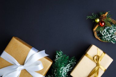 Süslemeli Noel arkaplanı.