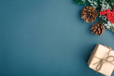 Süslemeli Noel arkaplanı.