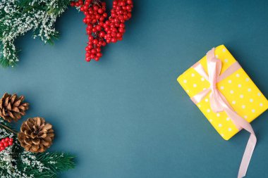 Süslemeli Noel arkaplanı.