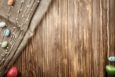 boyalı yumurta Paskalya arka plan