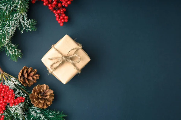 Fondo de Navidad y Año Nuevo con regalos — Foto de Stock