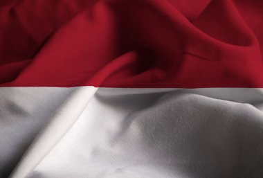 Closeup rüzgarda karıştırdı Endonezya bayrağı, Endonezya bayrağı