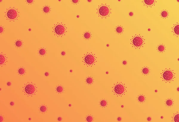 Virus Coronavirus 2019 Ncov Germe Pathogène Microvirologie Infectieuse — Image vectorielle