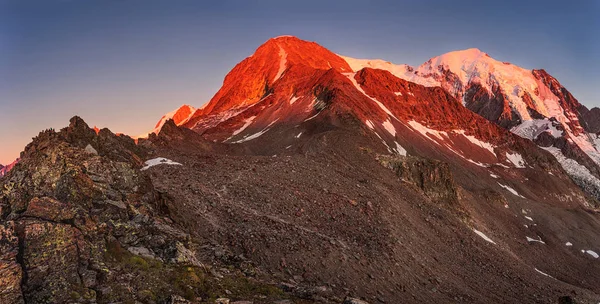 Rifugio Del Gooter Sulle Cime Rosse Foto Stock