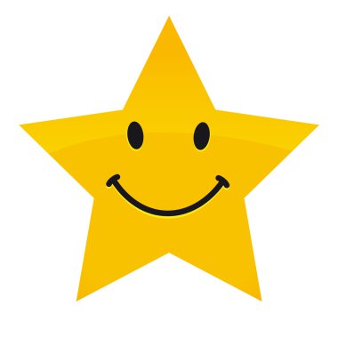Gülümseyen yıldız simgesi