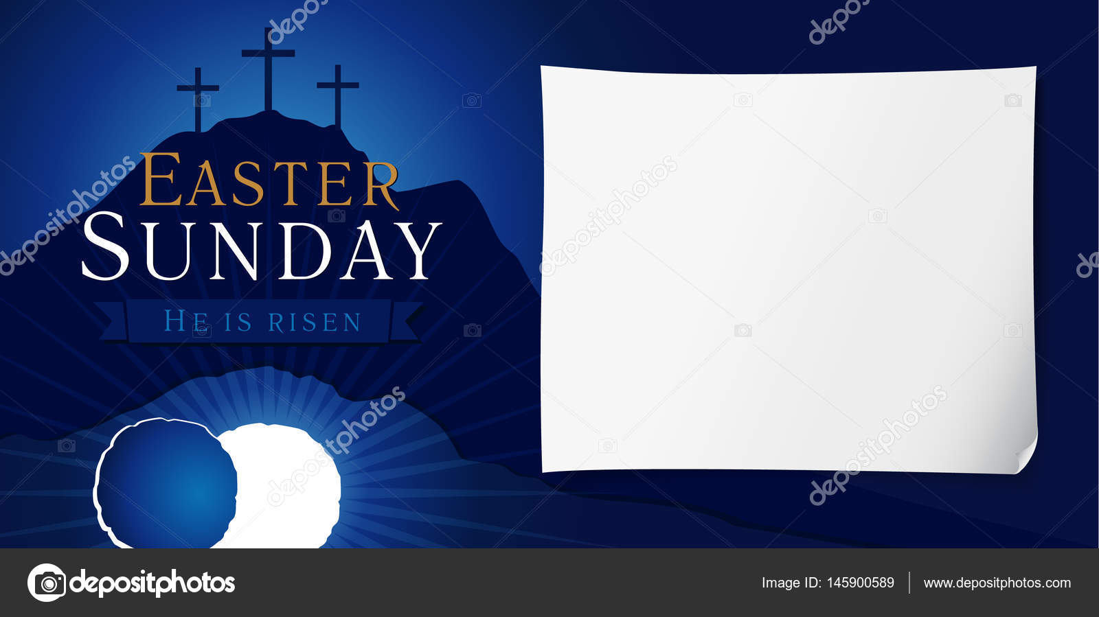 Easter sunday holy week poster Stock Vector Image by ©Koltukov_Alek  #145900589