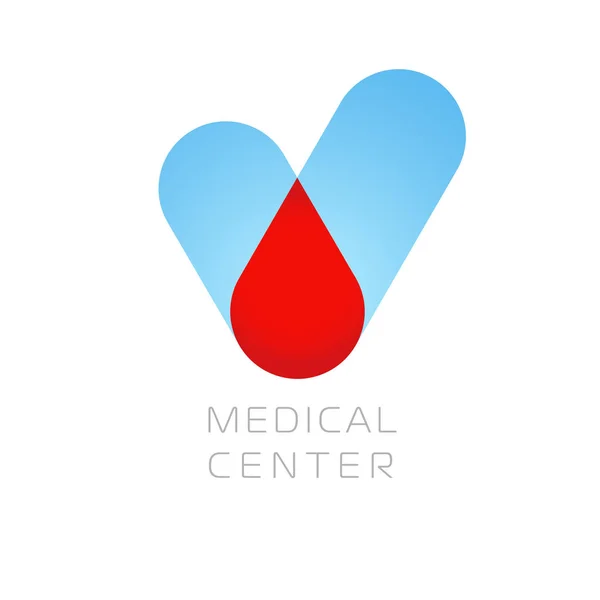 Logo de la clínica médica — Vector de stock