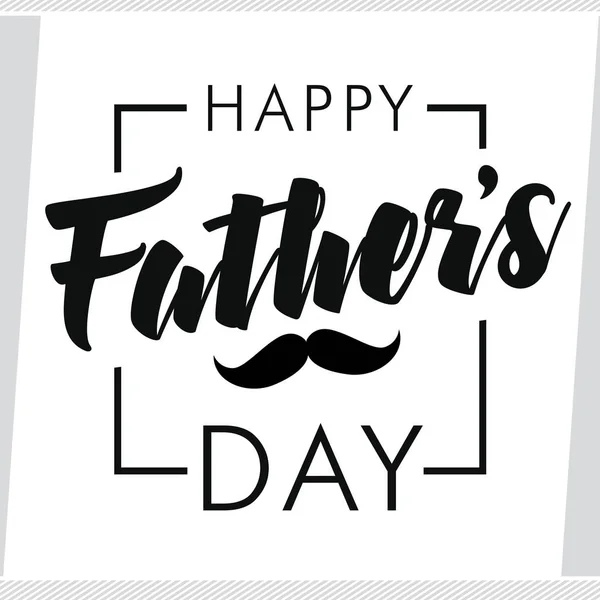 Ευχετήρια κάρτα για τη γιορτή του ευτυχής πατέρας — Διανυσματικό Αρχείο
