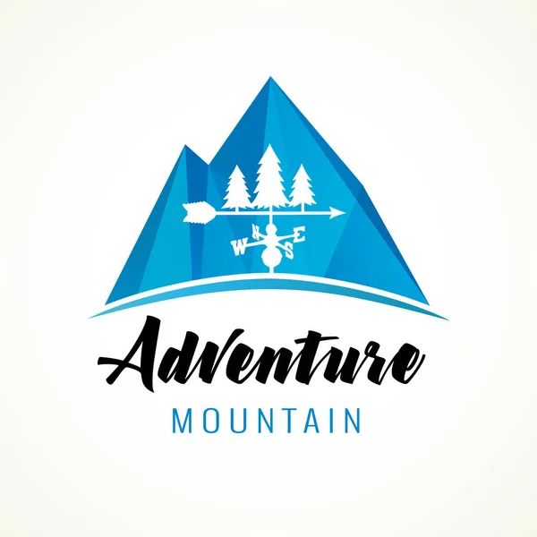 Adventure mountain logo — Wektor stockowy