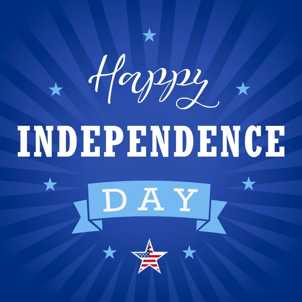 Feliz Dia da Independência EUA banner —  Vetores de Stock