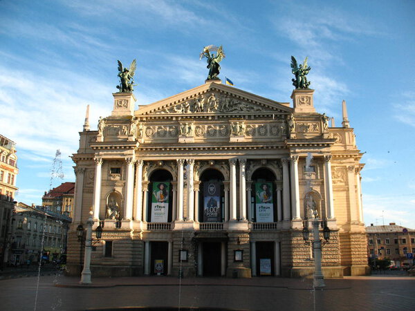 The Opera House in the center of Lviv
