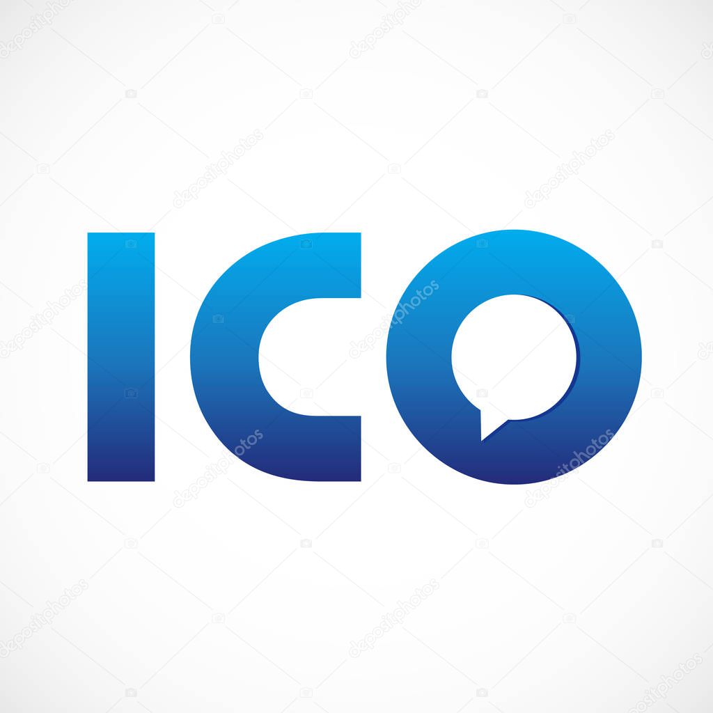 ICO business logo.