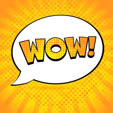 Wow mesaj pop sanat tarzı