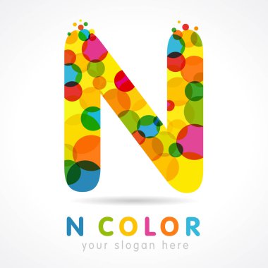 N harfi logo. Logo 
