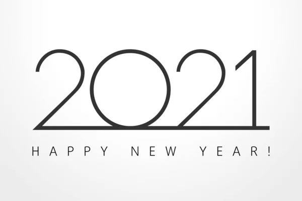 2021 Λογότυπο Καλά Χριστούγεννα Και Ευτυχισμένο Νέο Έτος Εποχιακών Αριθμών — Διανυσματικό Αρχείο