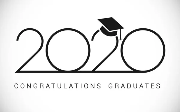 Κατηγορία Του 2020 Έτος Αποφοίτησης Πανό Βραβεία Έννοια Σημάδι Περίγραμμα — Διανυσματικό Αρχείο
