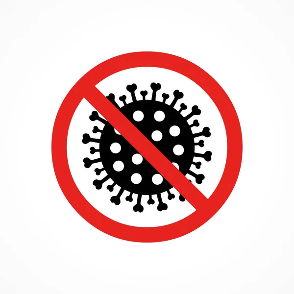 Stop Coronavirus Sign Caution Coronavirus Coronavirus Outbreak Coronavirus Danger Public — Stock Vector