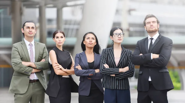 Group of Business People Looking away. — Stock Photo, Image