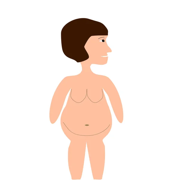 Dia Internacional da Obesidade contra a Obesidade. Infográficos. Ilustração vetorial sobre fundo isolado . —  Vetores de Stock