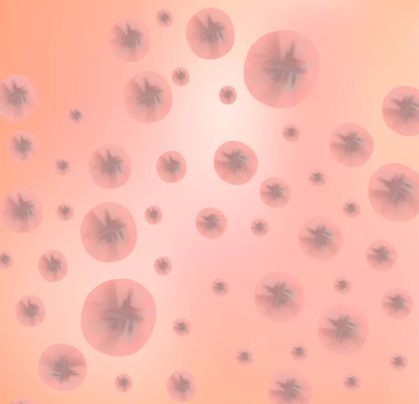 Pele inflamada com cicatrizes, cravos e espinhas. Textura com cicatrizes de acne e espinhas no rosto. Infográficos. Ilustração vetorial . — Vetor de Stock