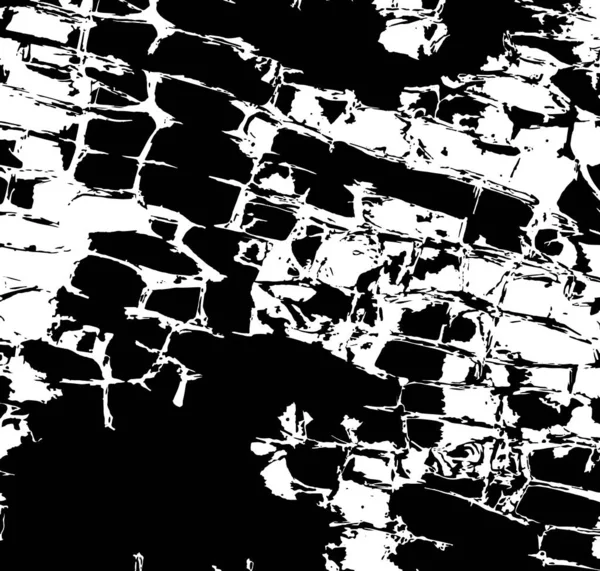 Textura grunge preto e branco. Ilustração vetorial sobre fundo isolado . —  Vetores de Stock