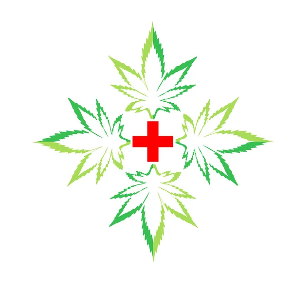 Marijuana icons cbd. Cannabinoid logo. Marijuana leaf oil. Hemp oil. Vector illustration on isolated background. — Stock Vector