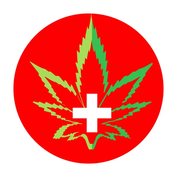 大麻的图标cbd 。 大麻素标志。 大麻叶油。 大麻油。 孤立背景下的矢量说明. — 图库矢量图片