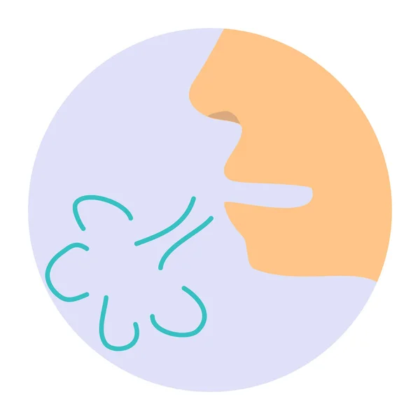 Cough. Symptom of influenza, allergies, bronchitis, pneumonia. Coronavirus. Icons cough. Infographics. Vector illustration on isolated background. — Διανυσματικό Αρχείο