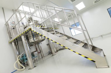 Çelik merdiven resmini tıbbi laboralory döndü