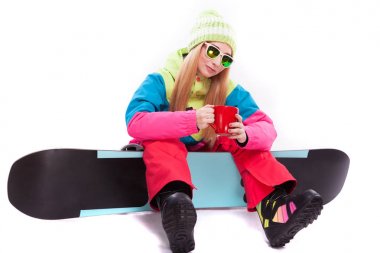 snowboard ile Kayak kıyafeti kadında