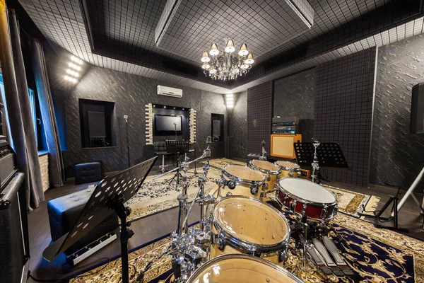 Interieur van muziekstudio — Stockfoto