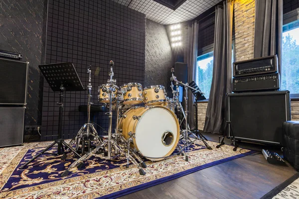 Interieur van muziekstudio — Stockfoto