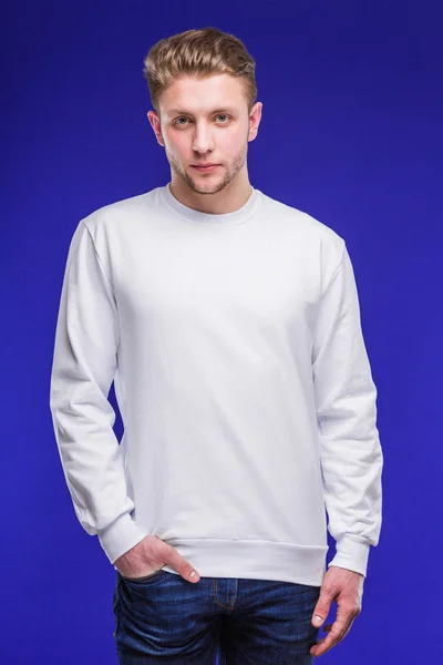 Homem de camisa branca — Fotografia de Stock