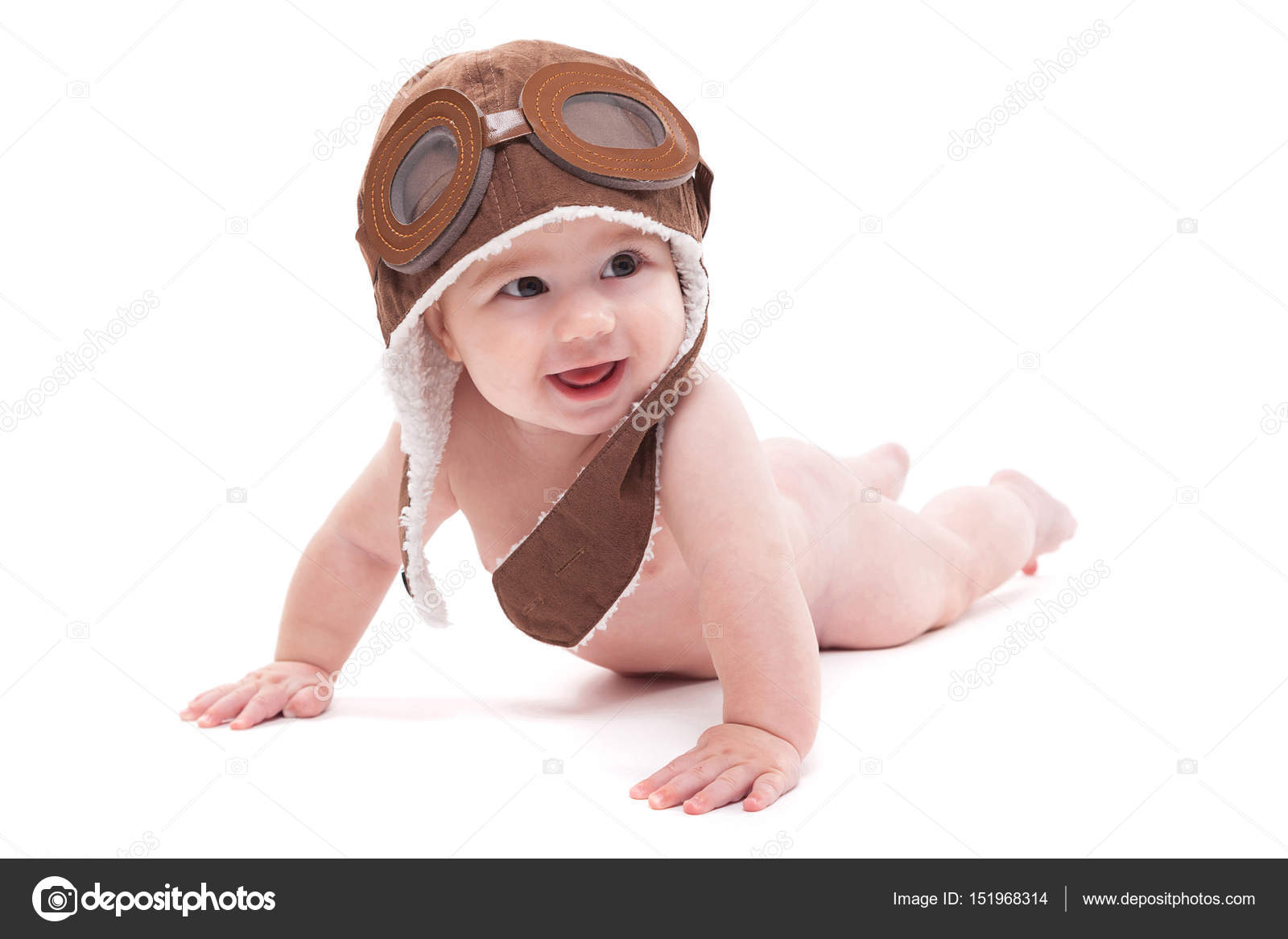 infant pilot cap