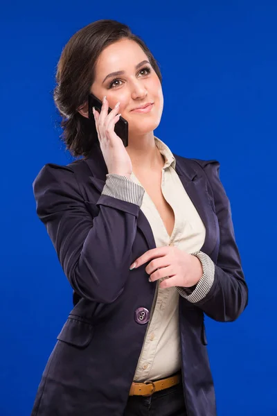 Young girl talking on the phone — Stock Photo, Image